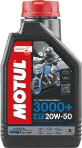 3000+ é um óleo mineral para motos.
