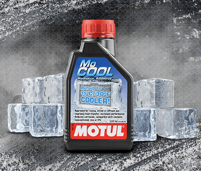 Imagem da embalagem do MoCool, o aditivo para sistema de arrefecimento de veículos